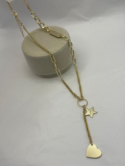 Ķēdīte interesanta dizaina ar kulonu 