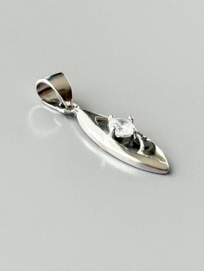 Sudraba kulons ar cirkonu