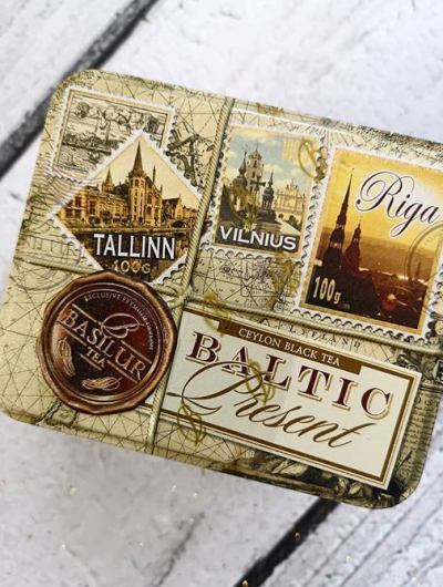 Aromatizēta melnā tēja BASILUR BALTIC PRESENT