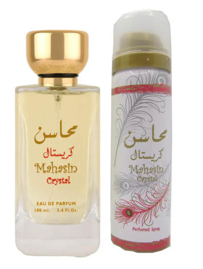 Lattafa Mahasin Crystal dāvanu komplekts/for women EDP 