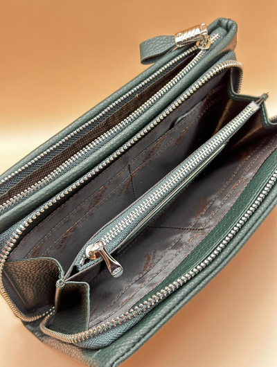 Kvalitatīvs un daudzfunkcionāls sieviešu ādas maks   