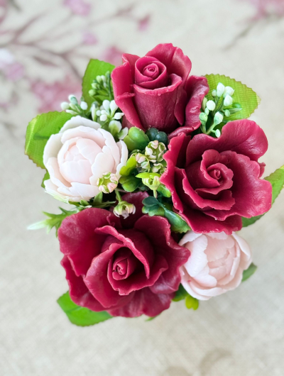 Ziepju ziedu pušķis